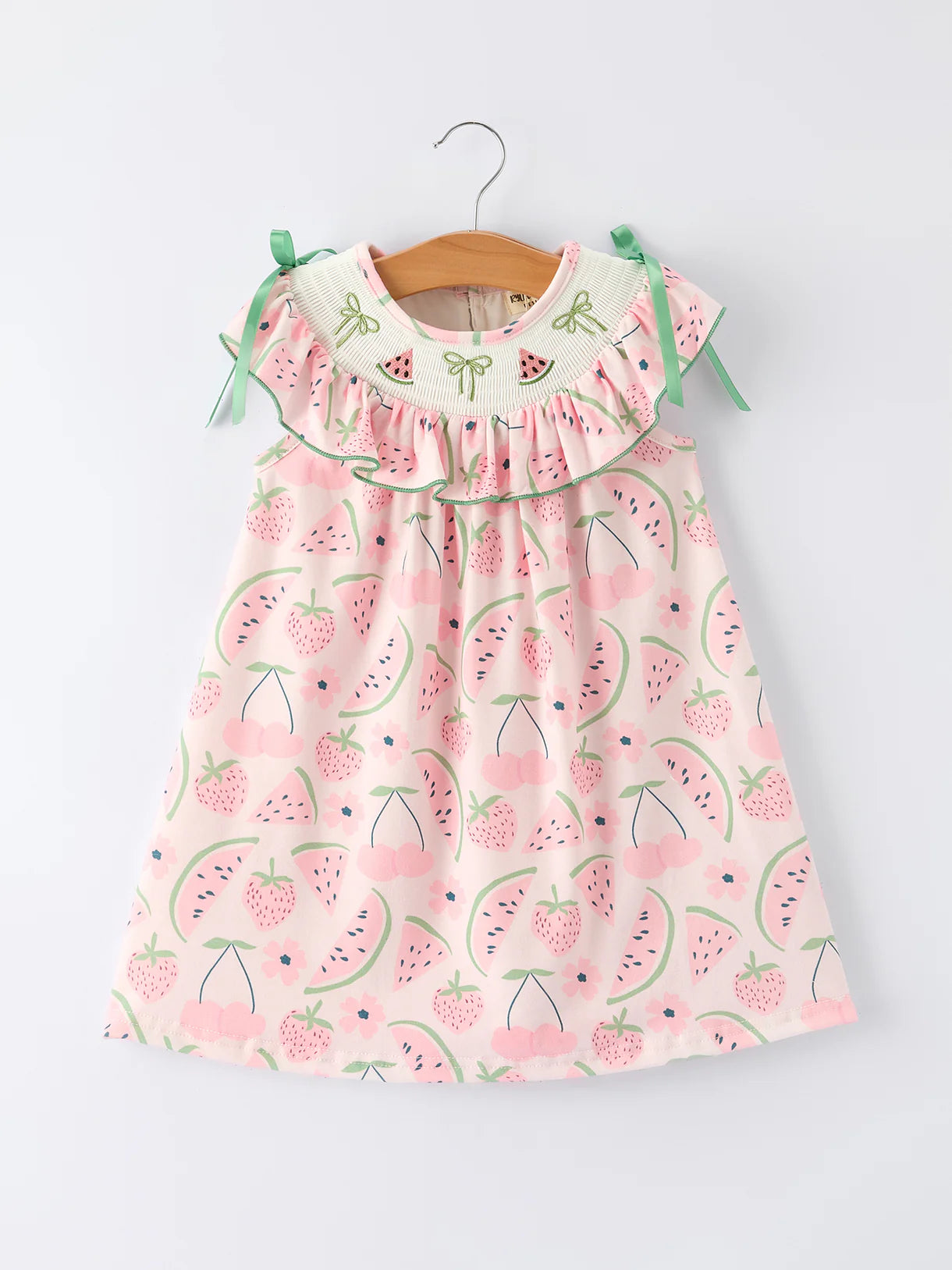 Watermelon Smocked Dress