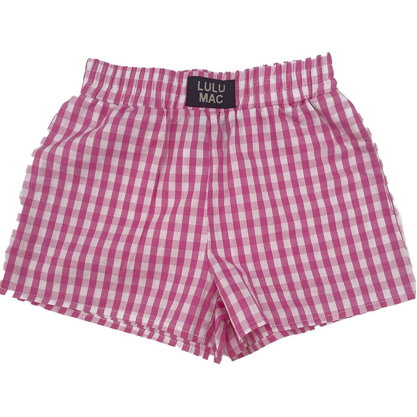 Lulu Mac Pink Gingham Shorts
