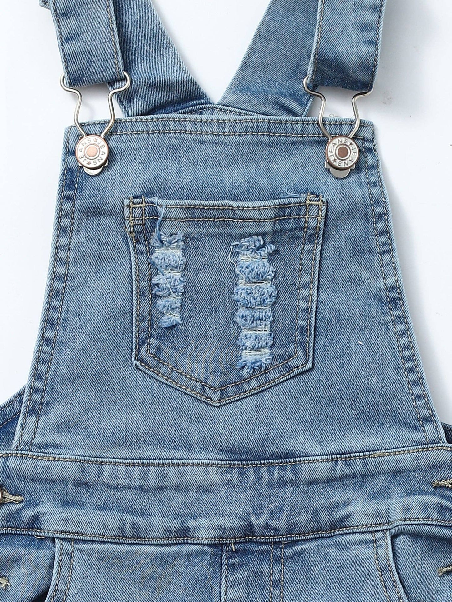 Denim Short Overalls