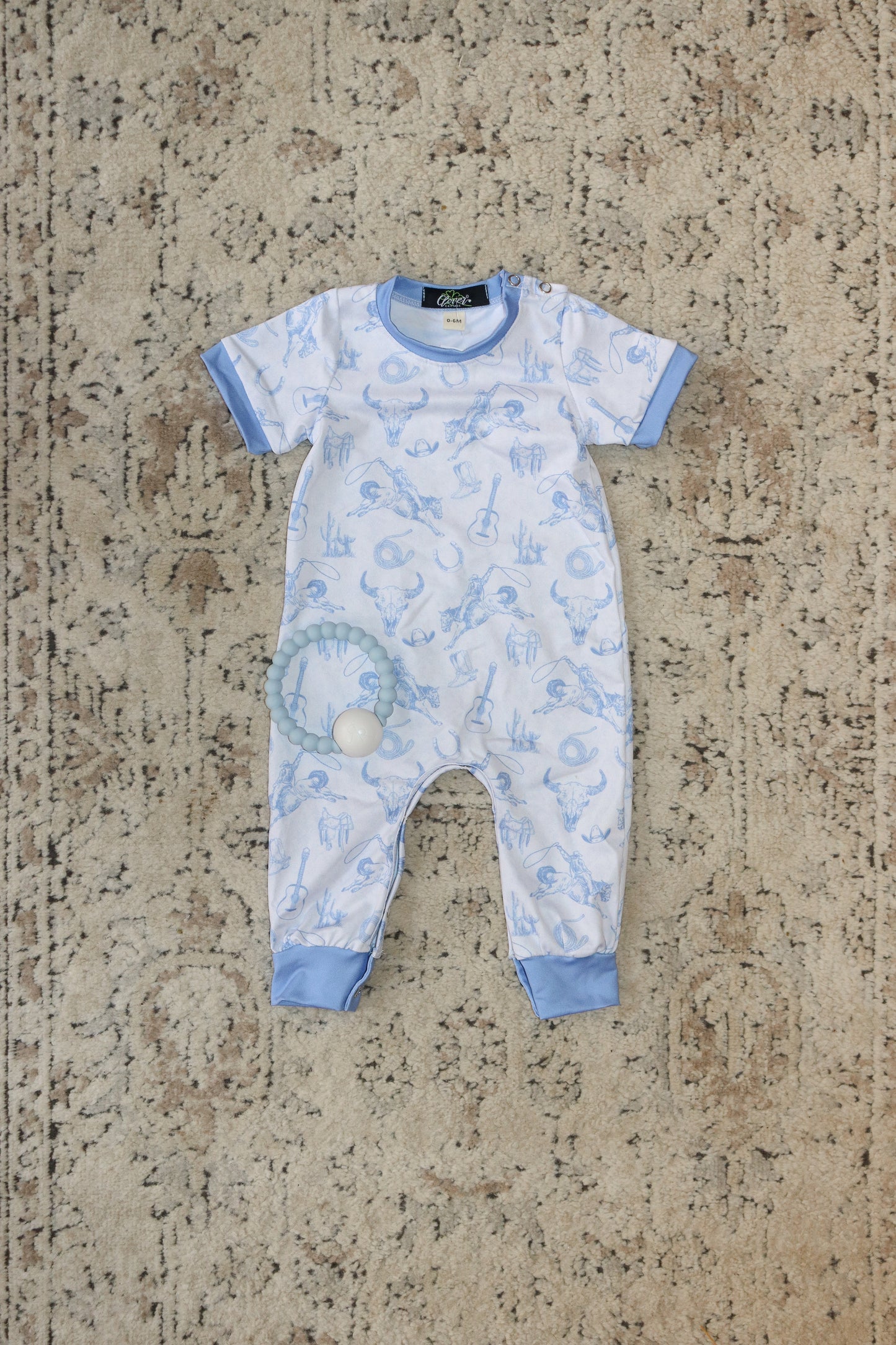 Azul Western Romper