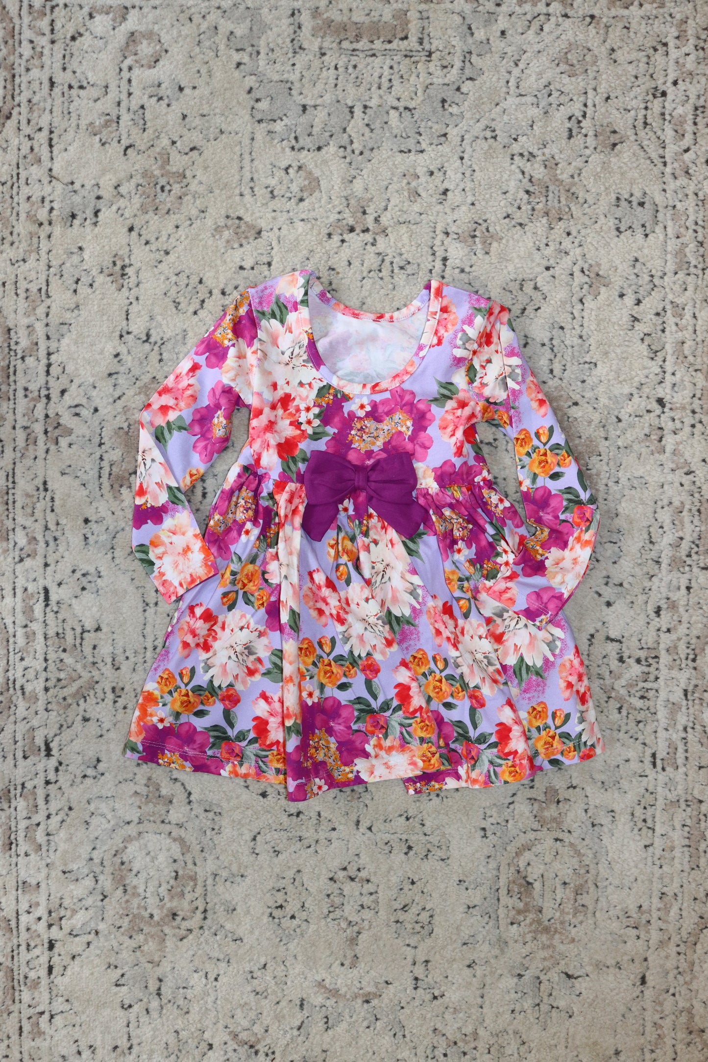 Lavender Valley Twirl Dress