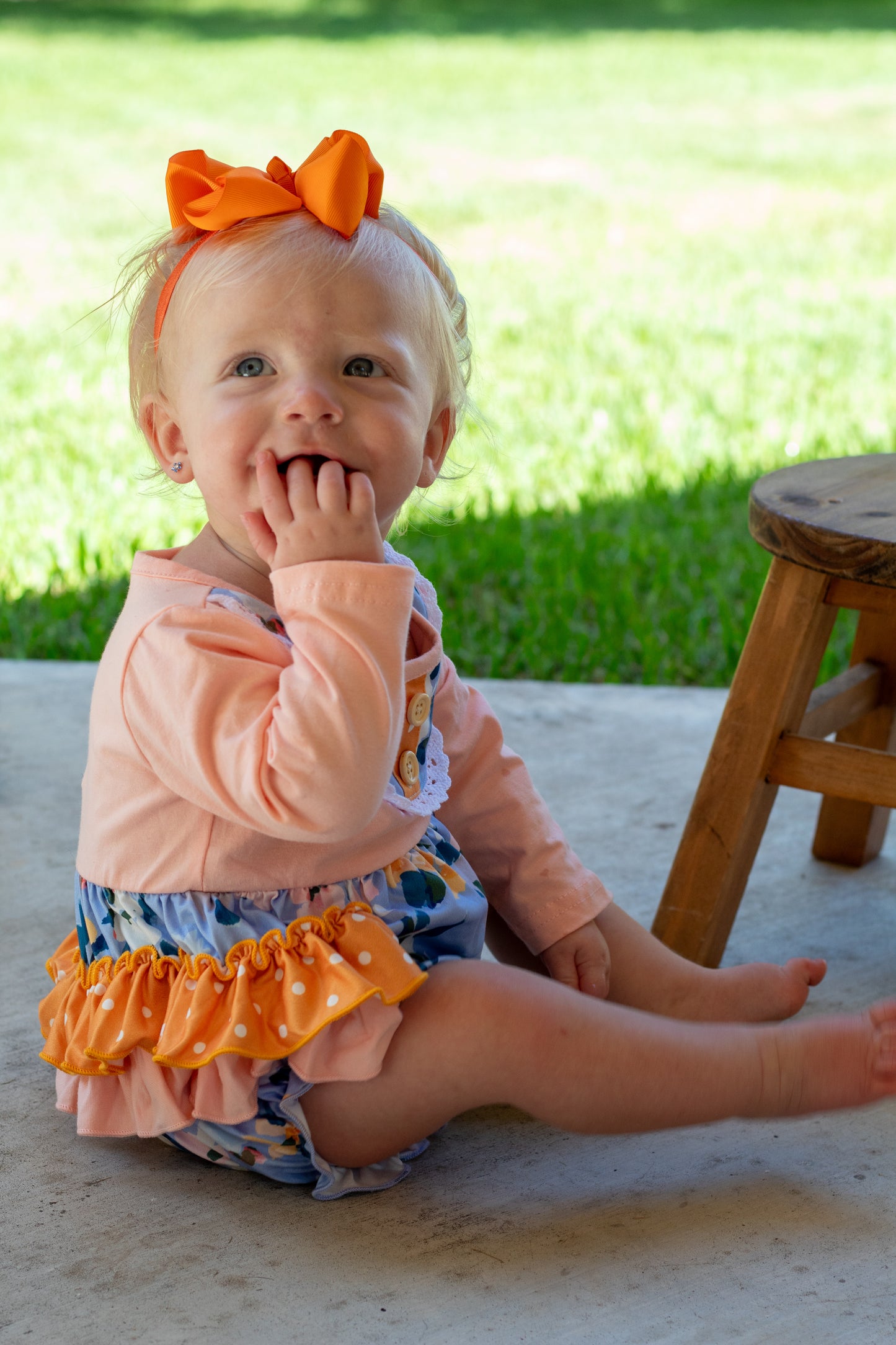 Fall Ruffle Lace Bubble