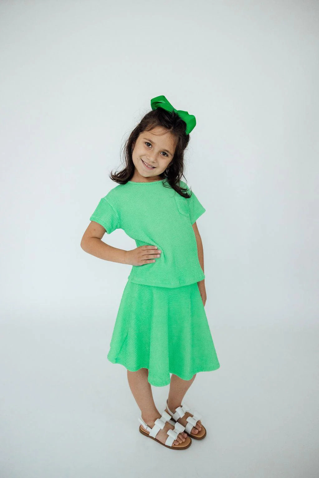 Scrunchy Twirl Skort Set