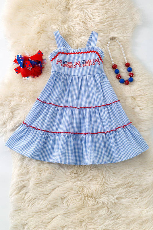 Gingham Flag Dress