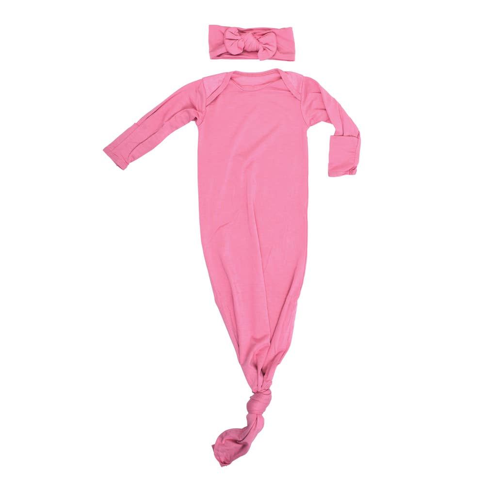 Rose Knotted Gown with Headband