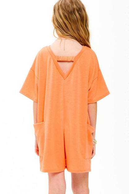 Low-Back Oversized Romper
