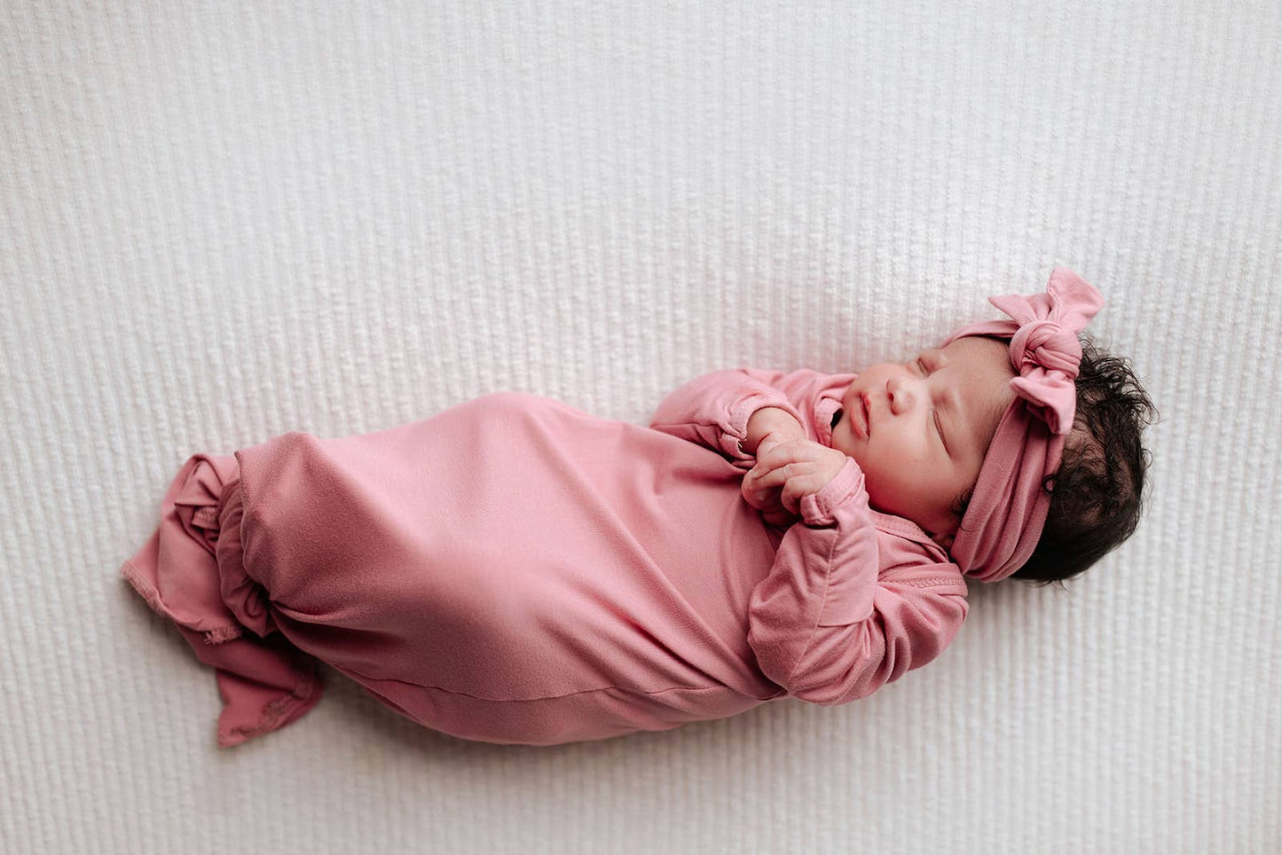 Rose Knotted Gown with Headband