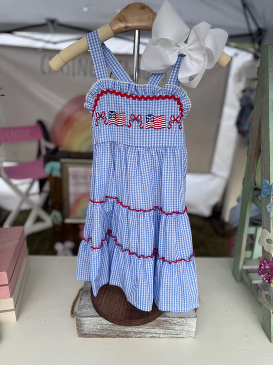 Gingham Flag Dress