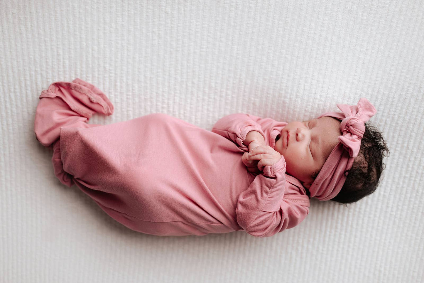 Rose Knotted Gown with Headband