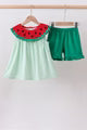 Smocked Watermelon Short Set