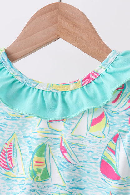 Sailboat Ruffle Bubble