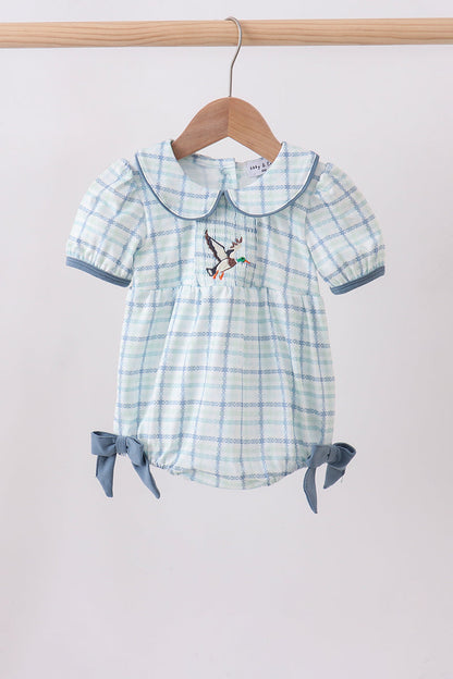 Duck Applique Ruffle Bubble
