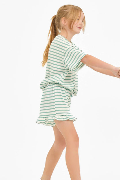 Stripe Short Set