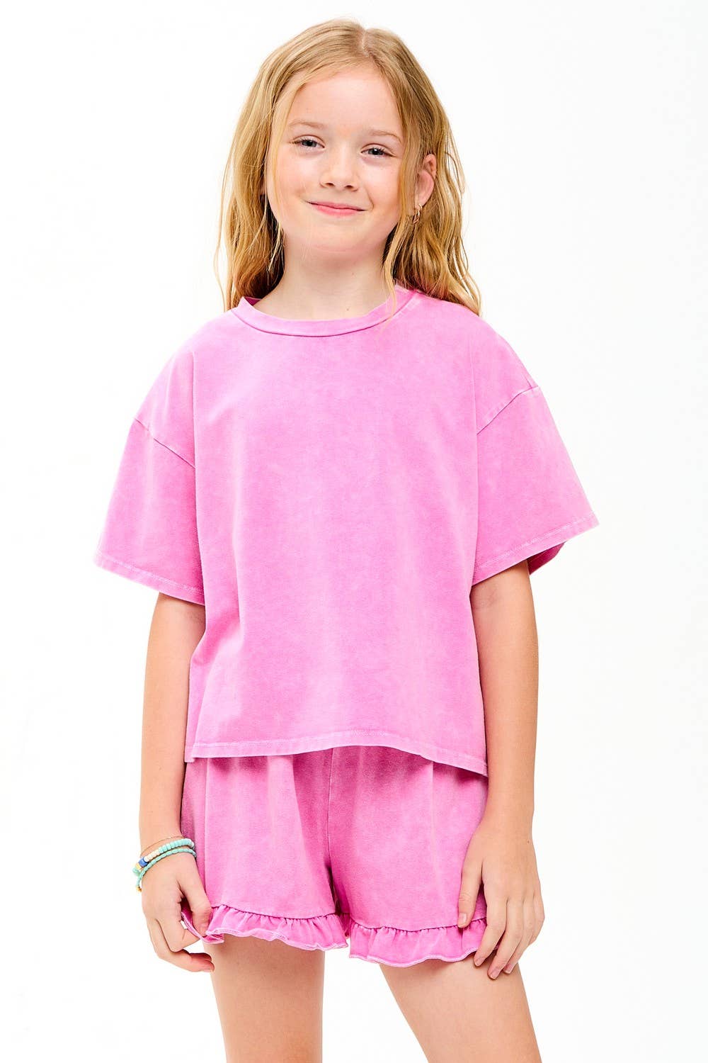 Mineral Washed Shorts Set