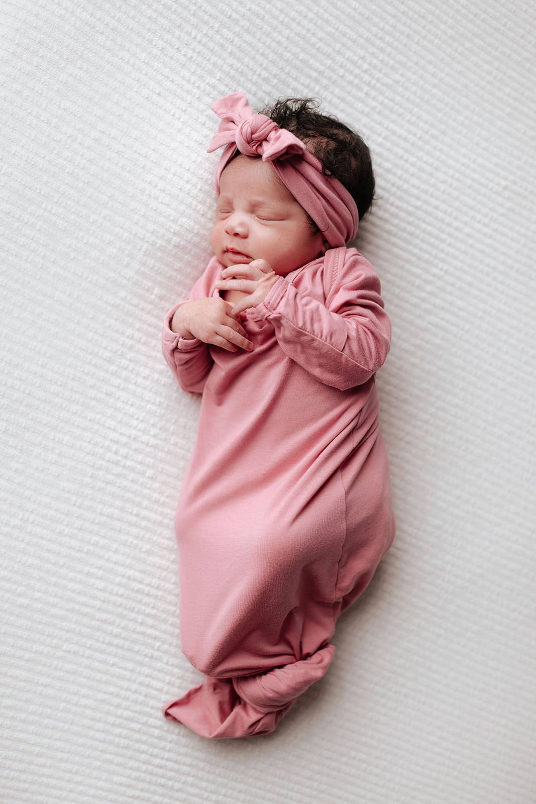 Rose Knotted Gown with Headband