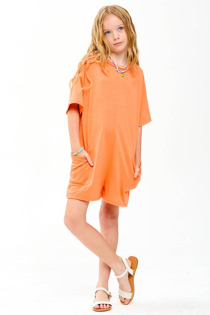Low-Back Oversized Romper