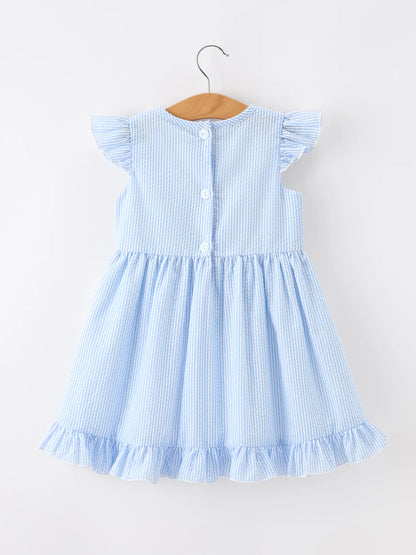School Bus Seersucker Dress
