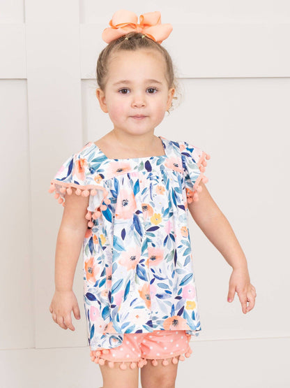 Blushing Susie Pom Pom Outfit