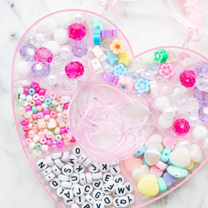 The Pretty in Pink Heart Bead Kit