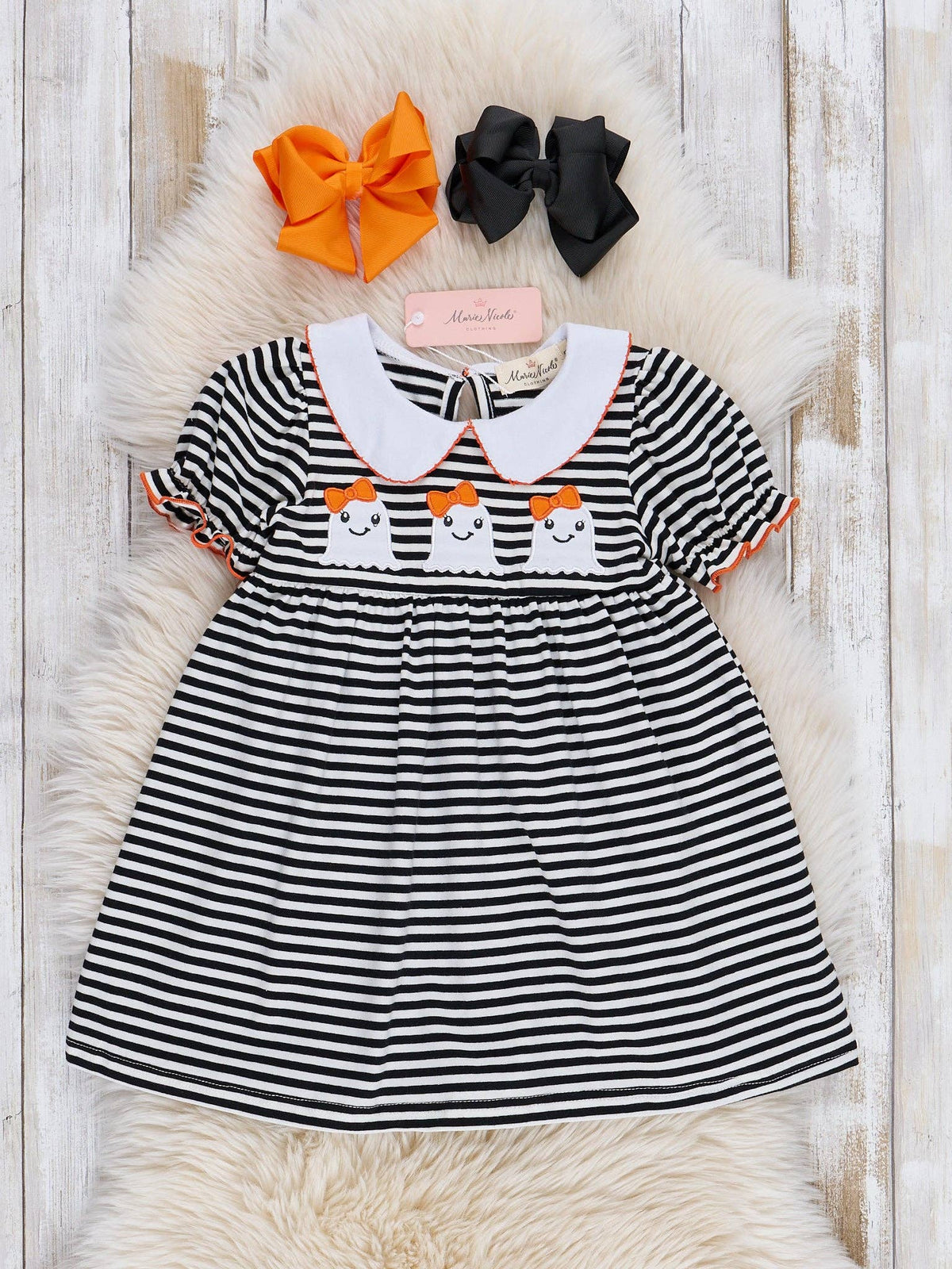 Spooky Treat Striped Dress