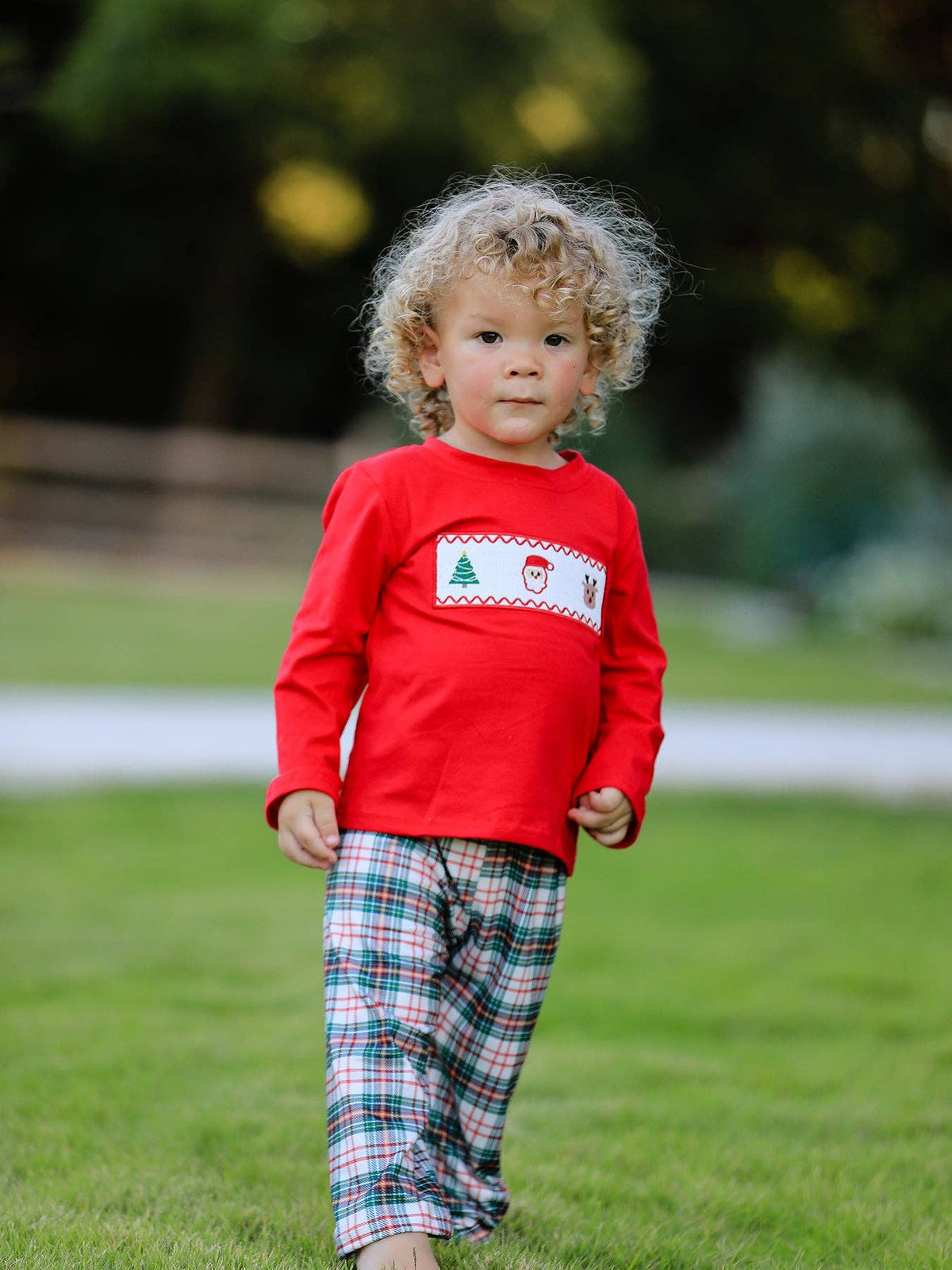 Christmas Smocked Set