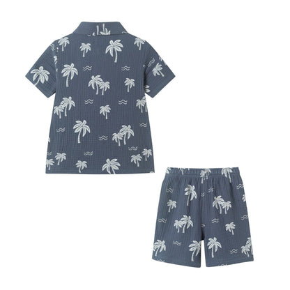 Palm Tree Short Set