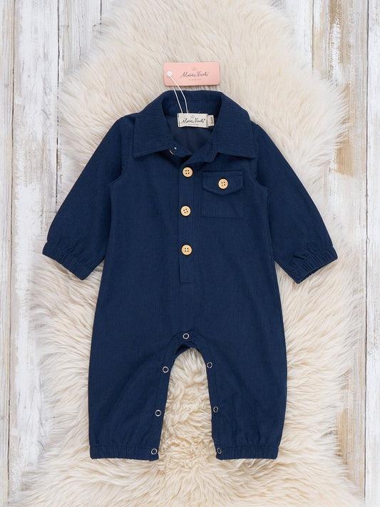 Classic Button-Up Romper