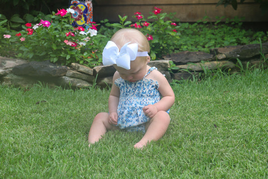 Floral Smocked Romper