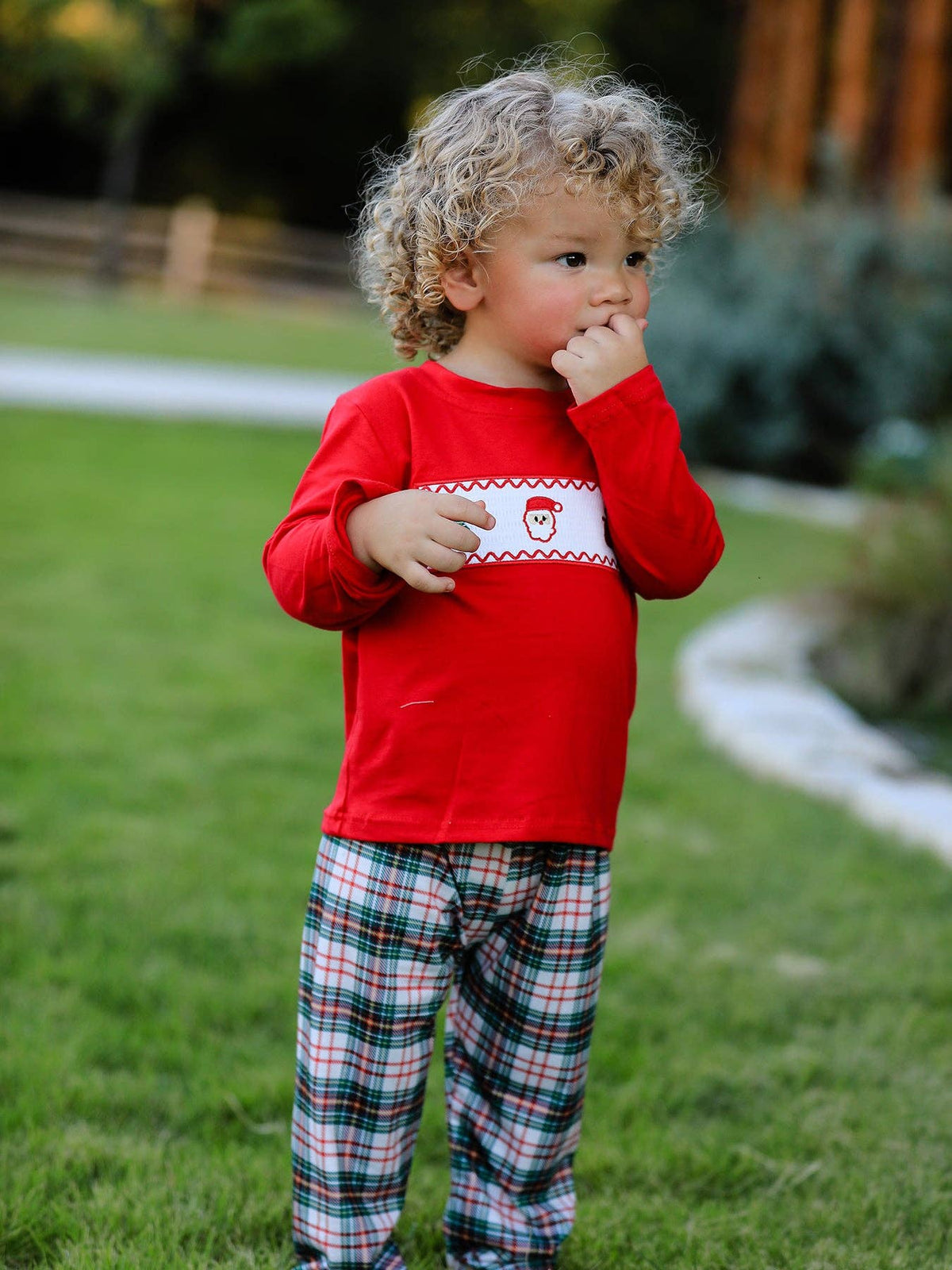 Christmas Smocked Set
