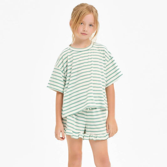 Stripe Short Set