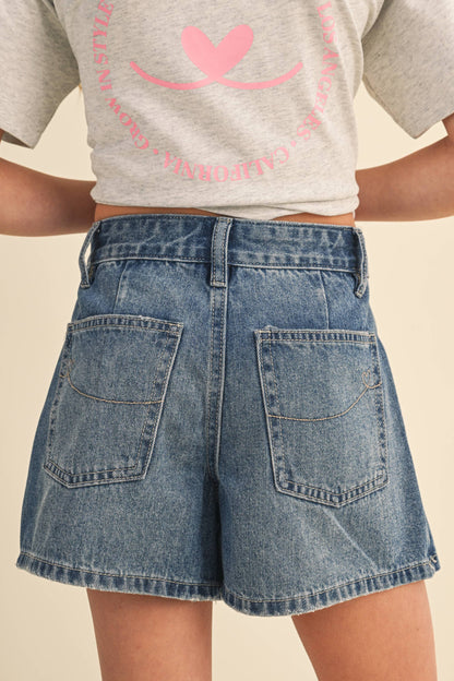 Denim Skort