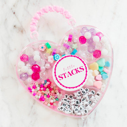 The Pretty in Pink Heart Bead Kit