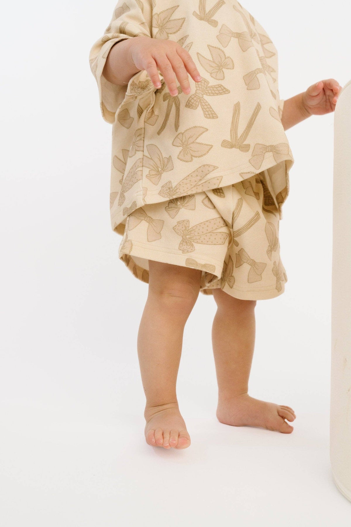 Neutral Bows Slouchy Set