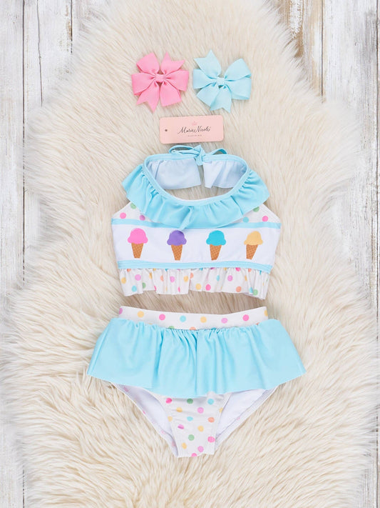 Ice Cream Ruffle Bikini