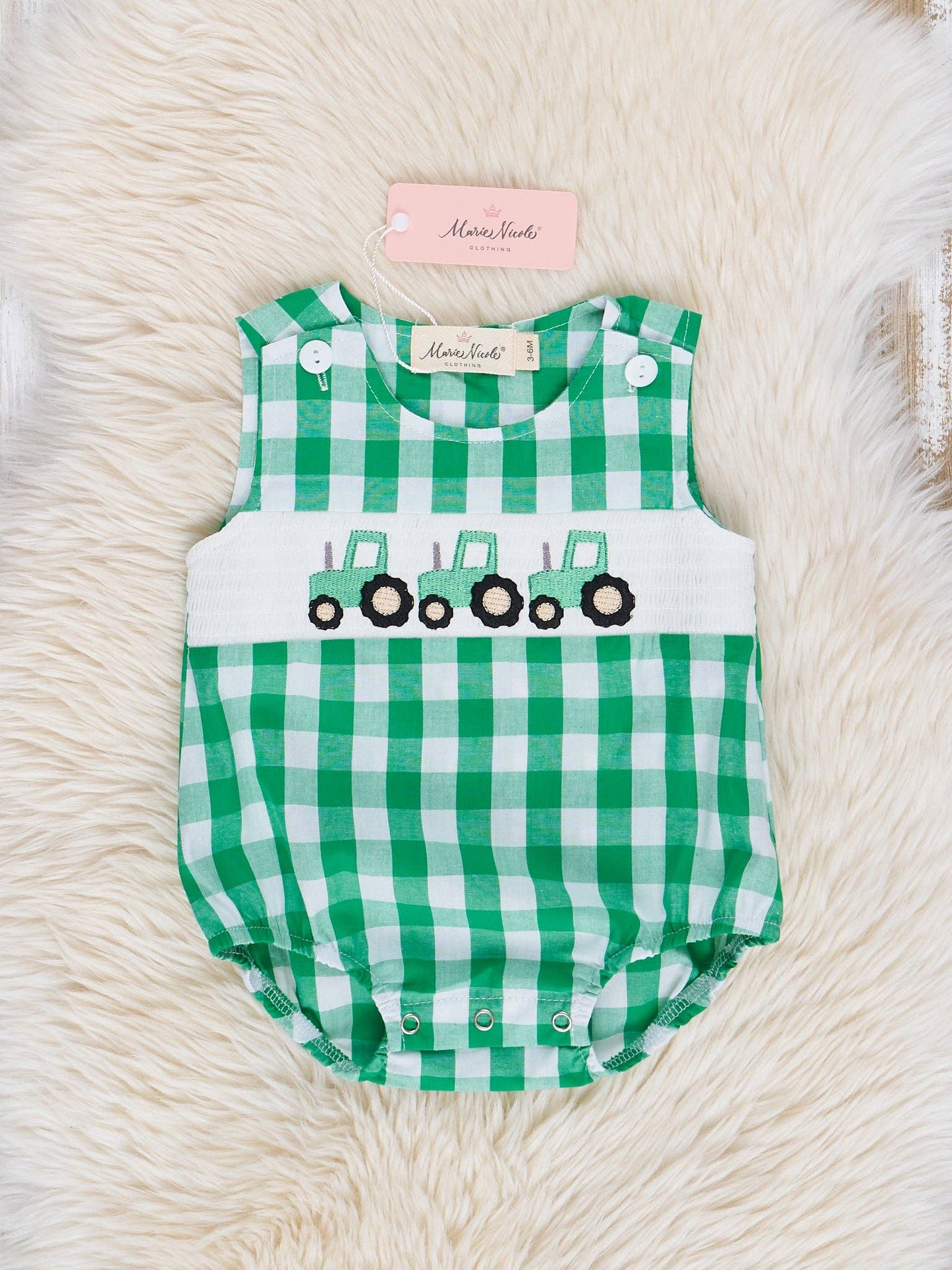 Smocked Tractor Bubble