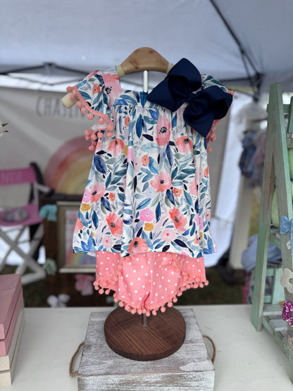 Blushing Susie Pom Pom Outfit