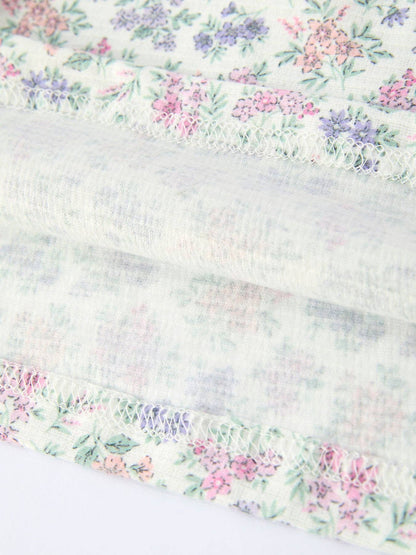 Floral Smocked Bow Dress