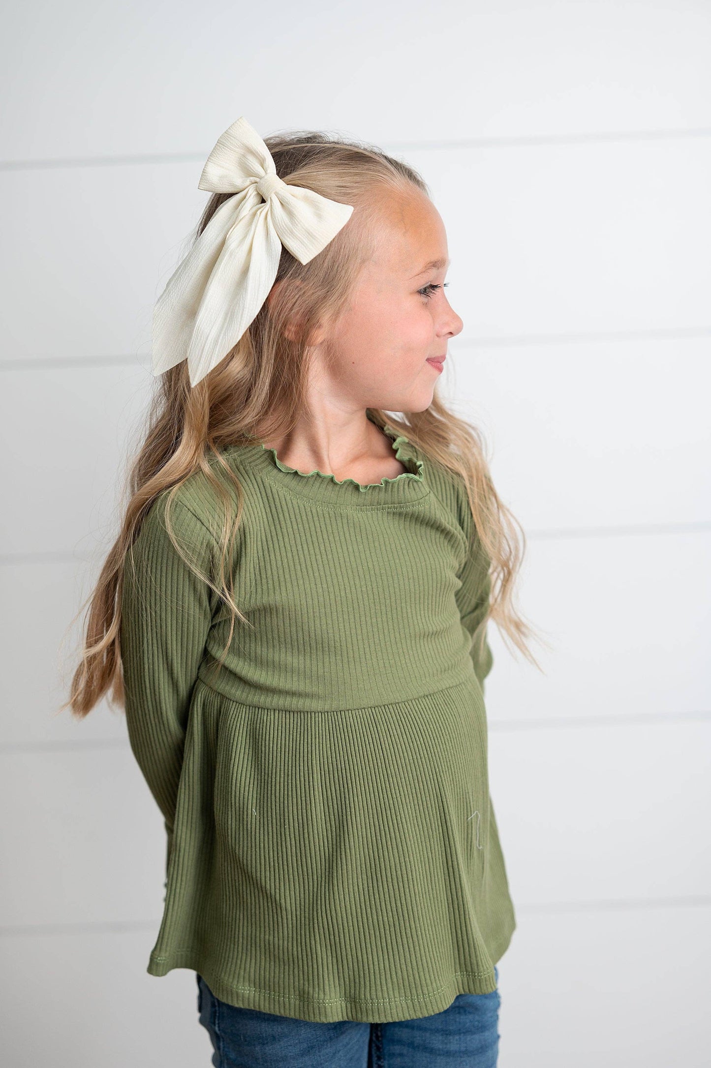 Ribbed Long Sleeve Top