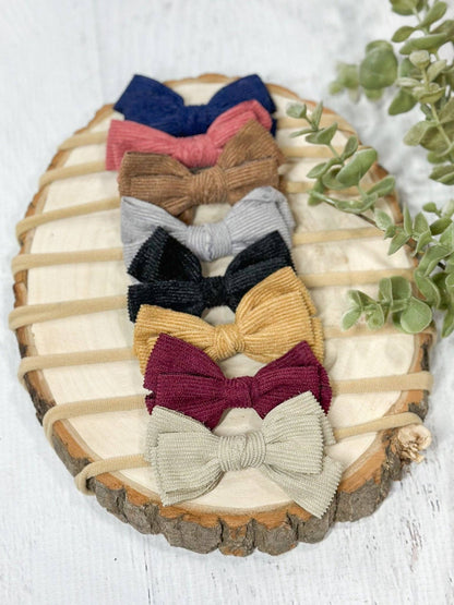 Corduroy Bow Headbands
