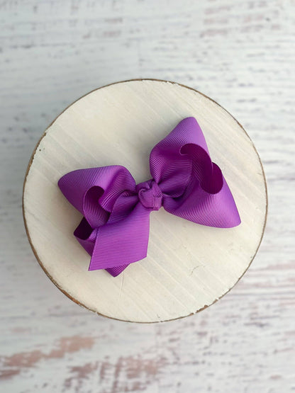 4" Grosgrain Hair Bow