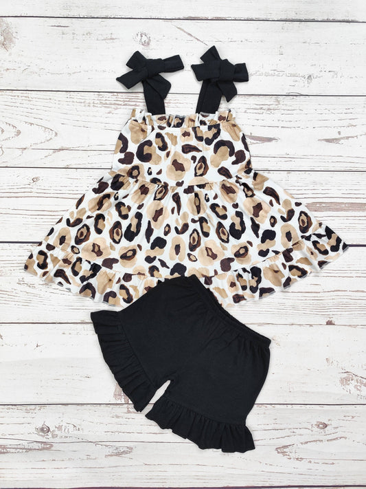 Cheetah Short Set