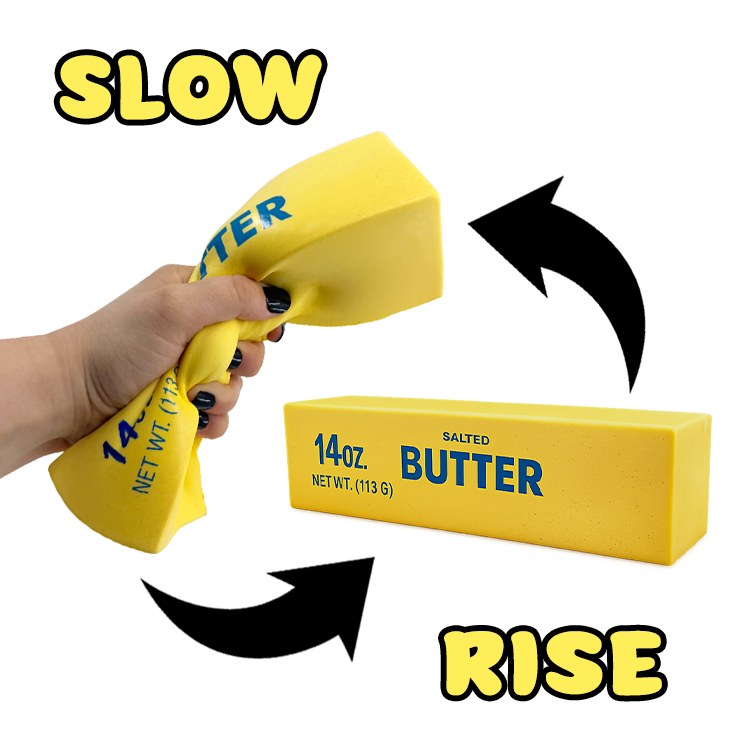 10" Jumbo Butter Slow Rise Squishy