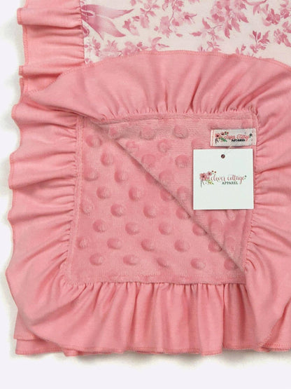 Mauve Damask Blanket