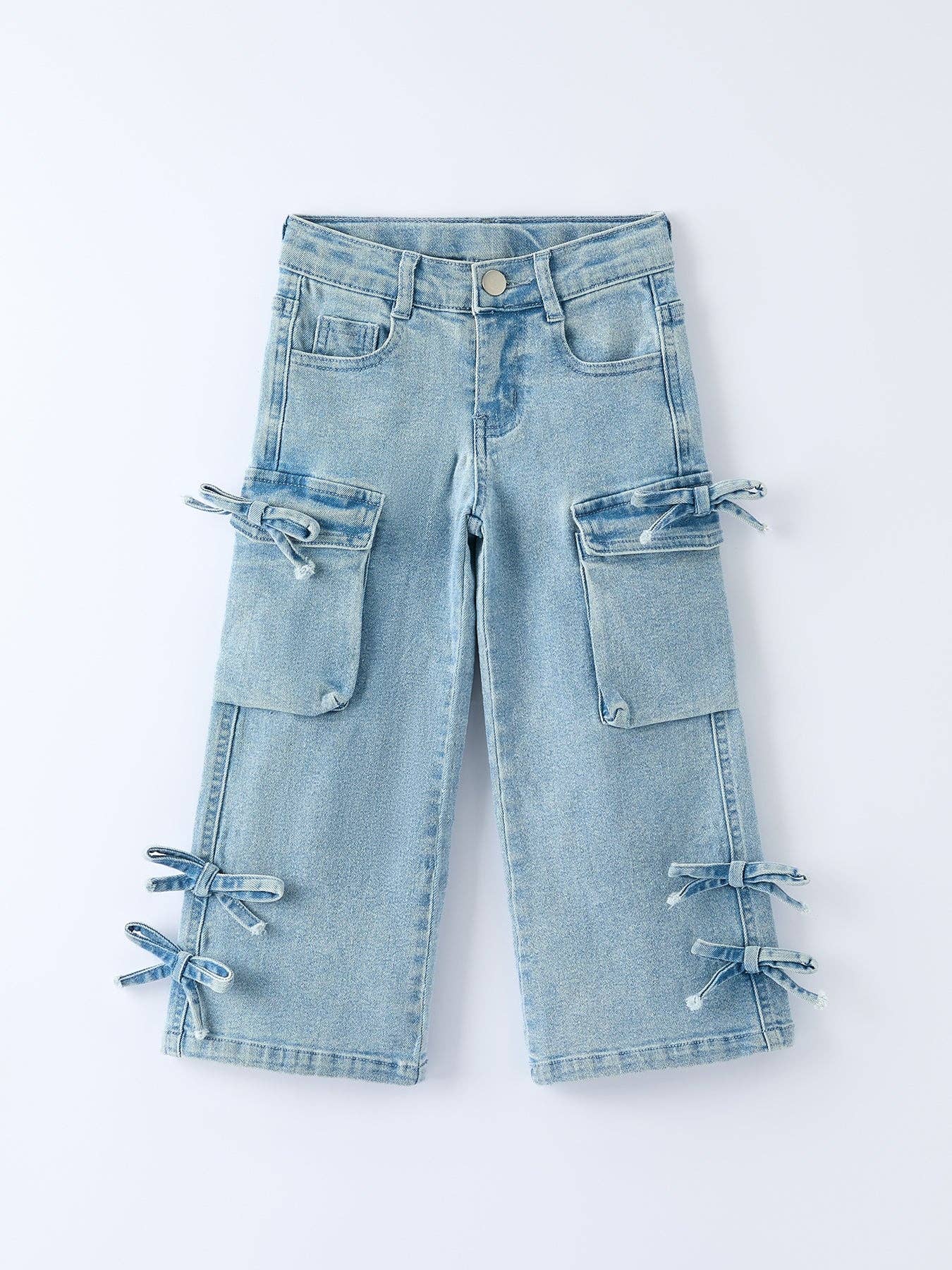 Wide-Leg Denim Pant