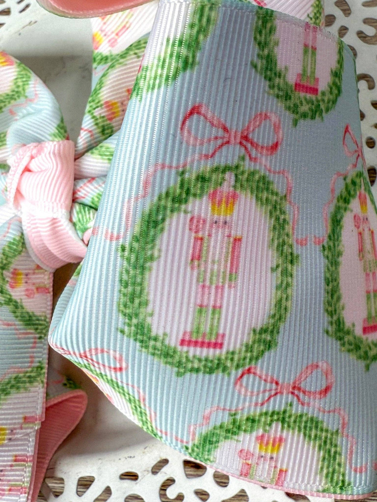 Pastel Nutcracker Printed Bow Headband