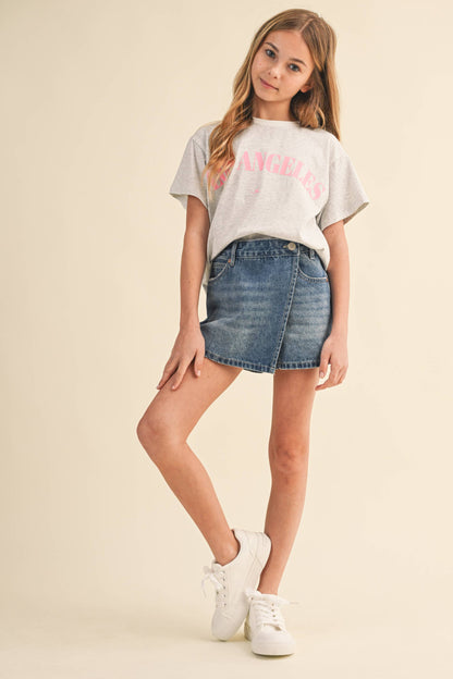 Denim Skort