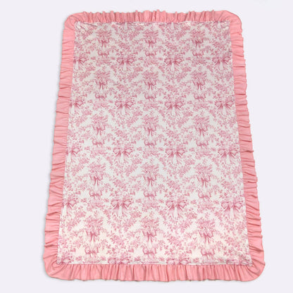 Mauve Damask Blanket