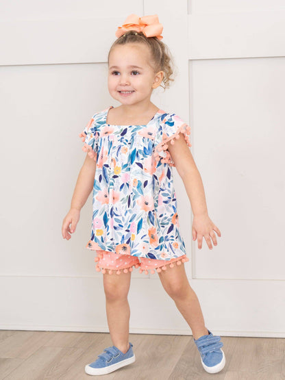 Blushing Susie Pom Pom Outfit