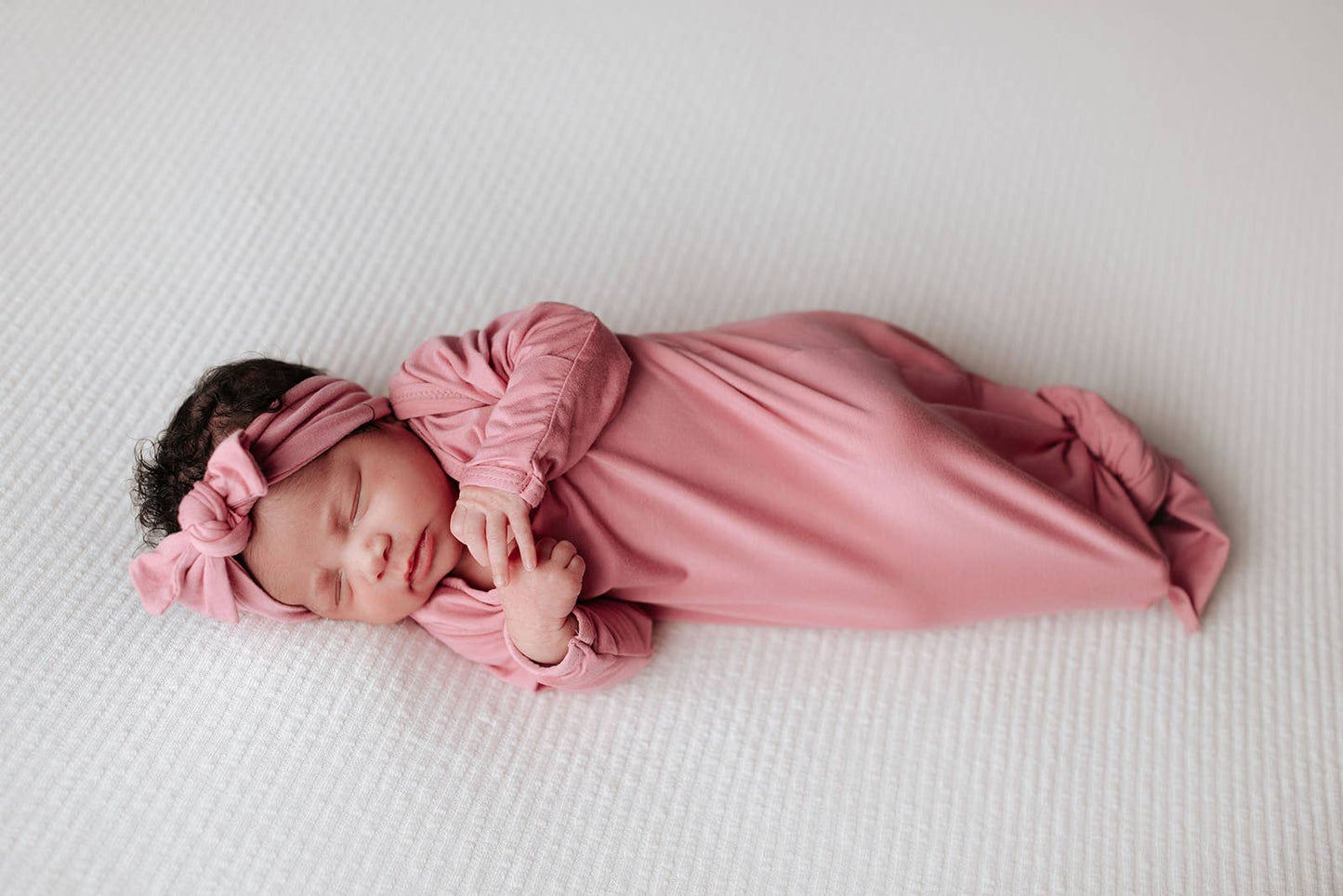 Rose Knotted Gown with Headband