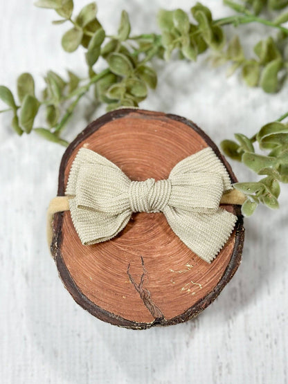 Corduroy Bow Headbands